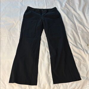 Banana Republic Black Wide-Leg Trousers